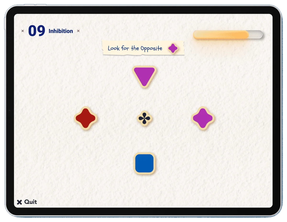Veyra task 09, Inhibition: look for the opposite